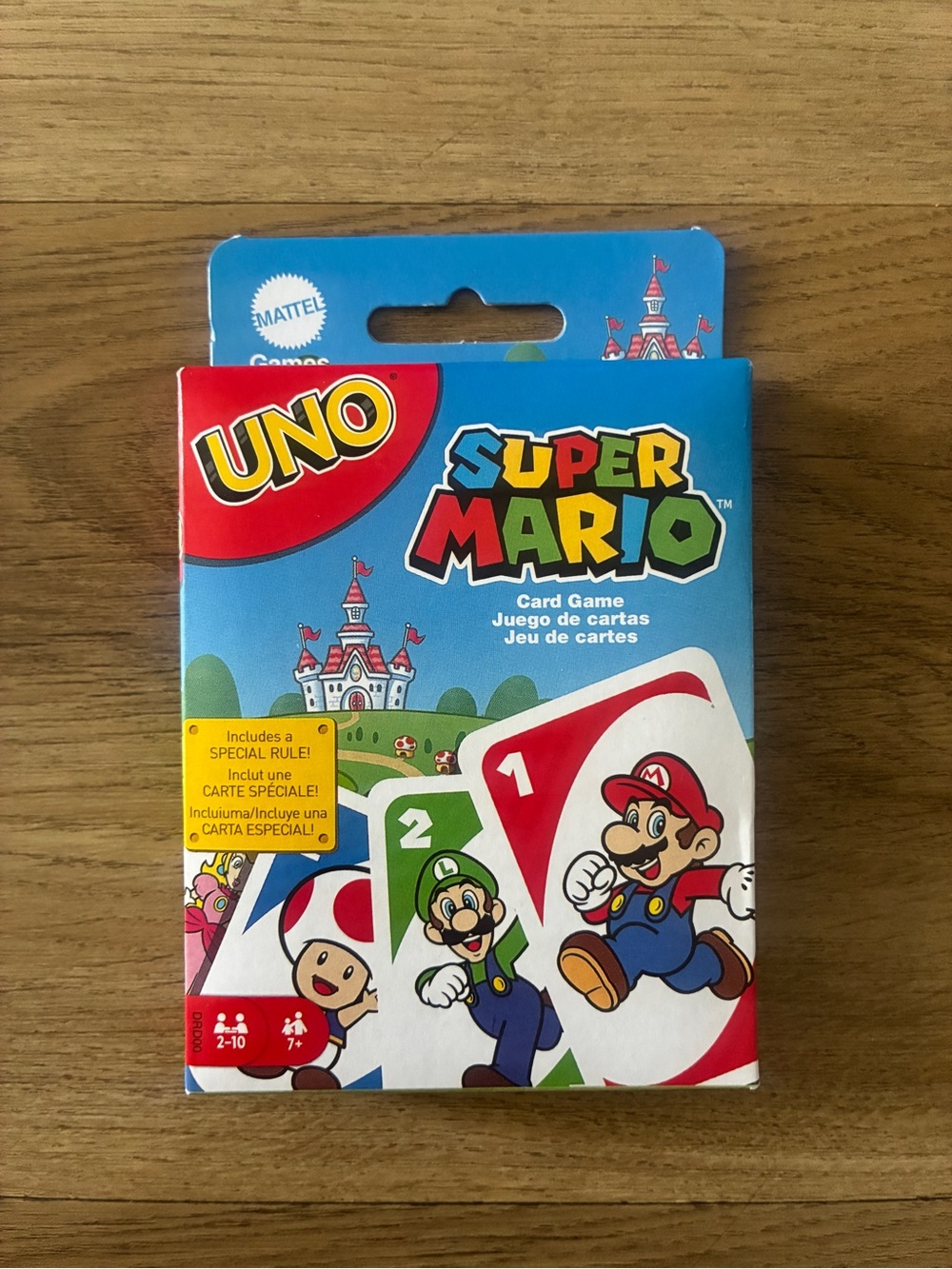 Mattel UNO Super Mario Card Game 112 Cards New Sealed Nintendo Family Game